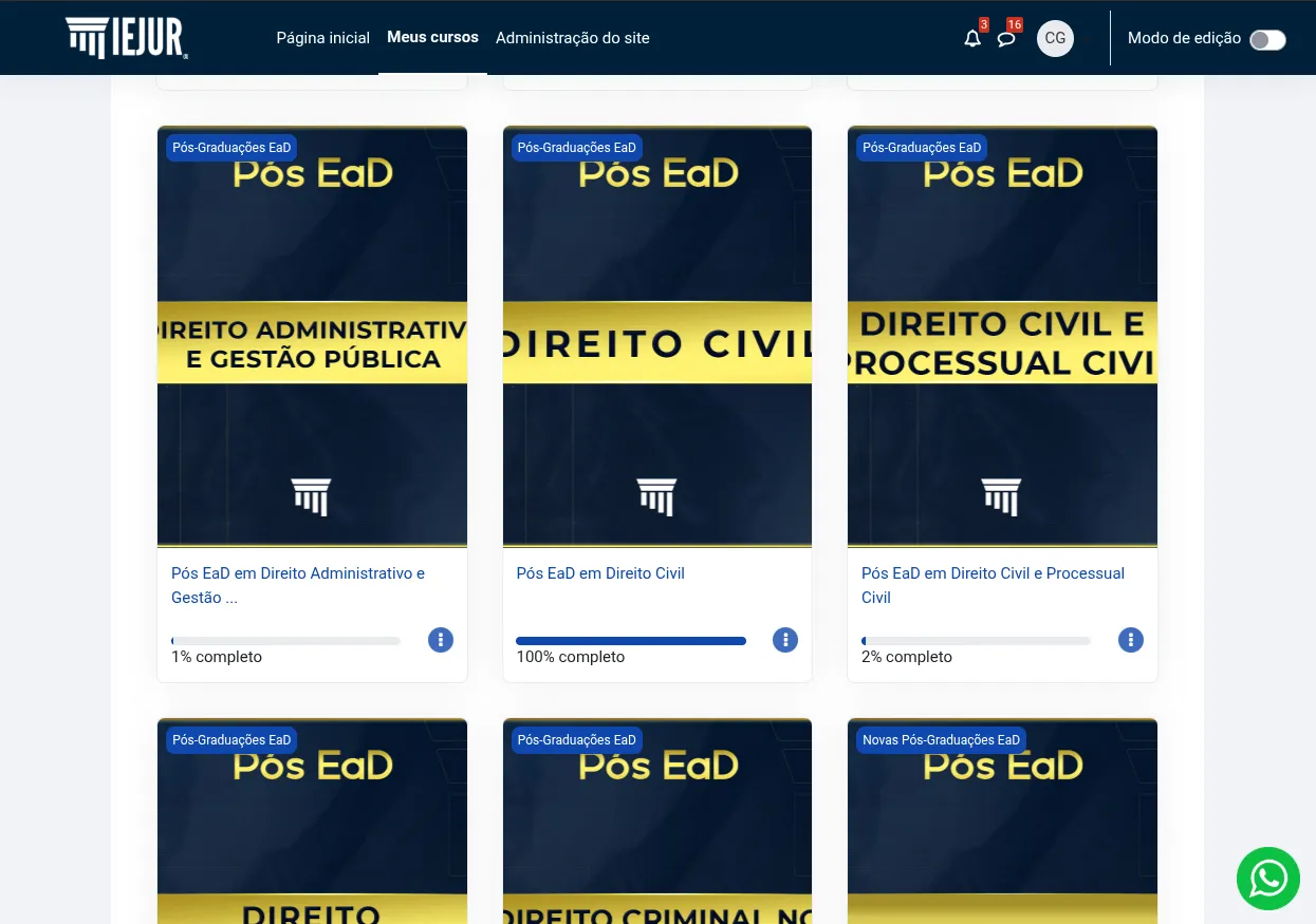 CVA IEJUR - Moodle Personalizado