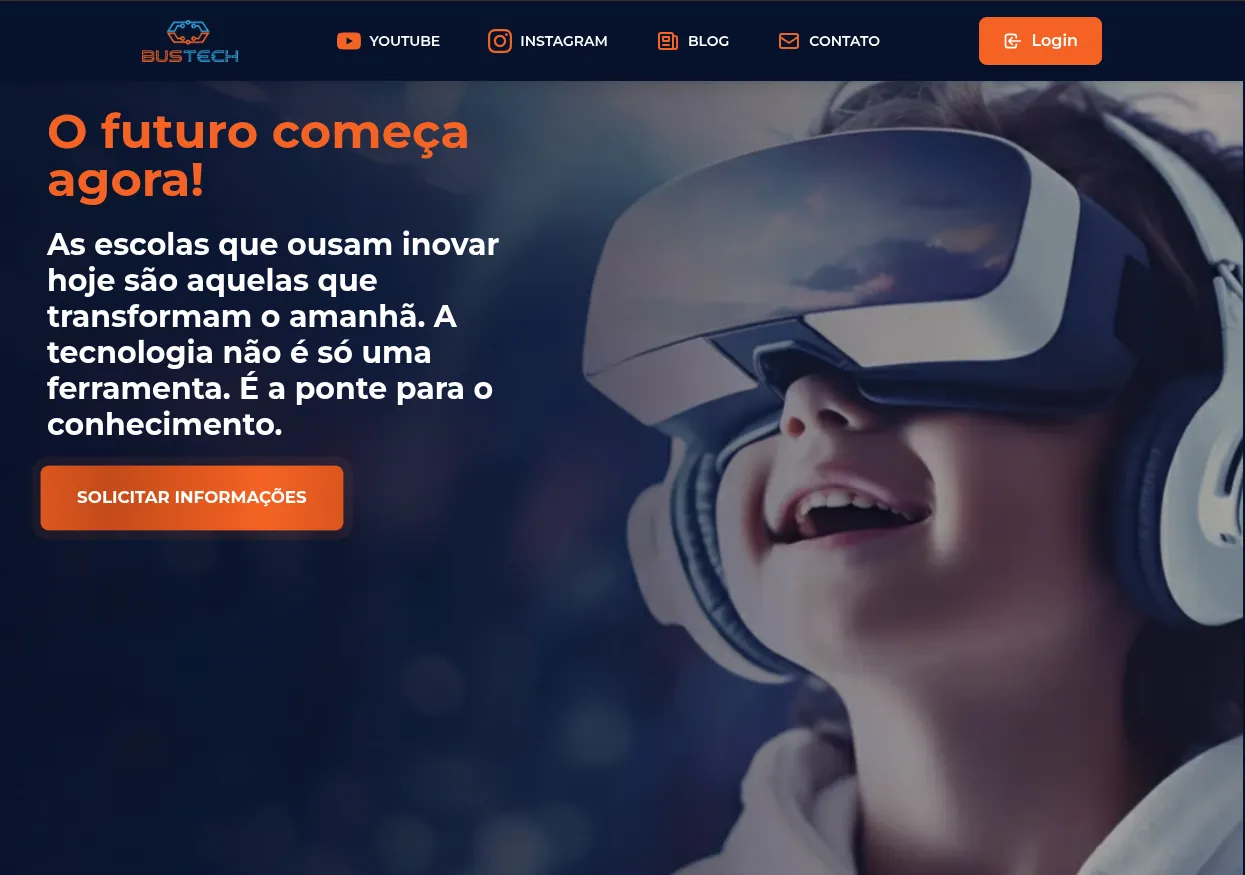 Bustech - Site com App Integrado